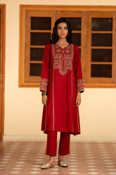 1 Piece Lawn Karandi Frock (CR3520)